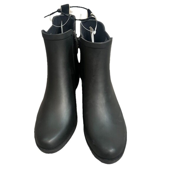 Lucky Brand Basel Chelsea Rubber Rain Boot New! Wellies Waterproof Black Size 6M - Picture 2 of 10